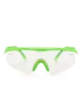 Alba Optics Mantra shield-frame sunglasses - Green