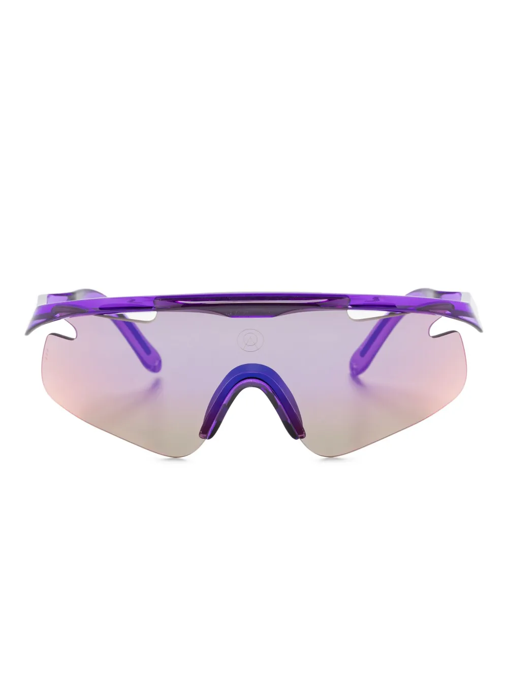 Alba Optics tra zonnebril met schild montuur Paars