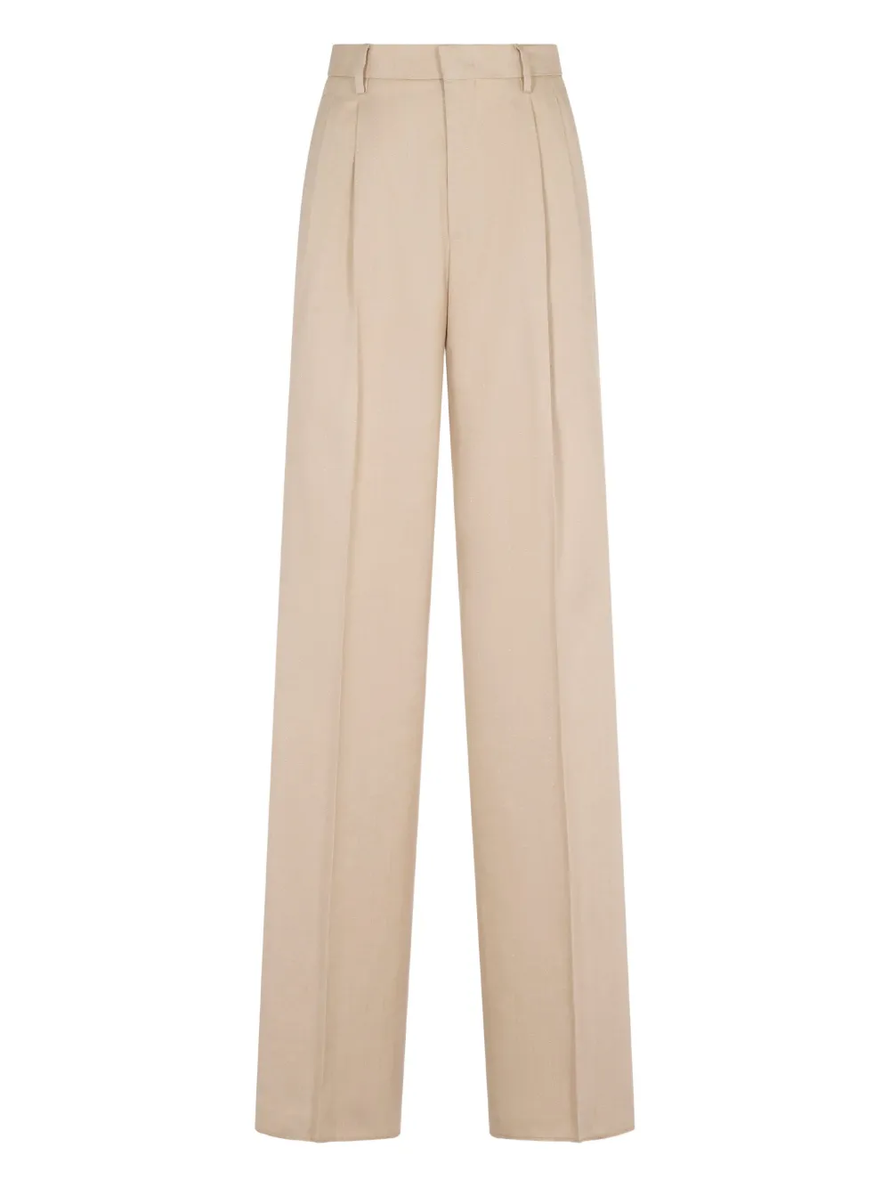 pleat-detail trousers