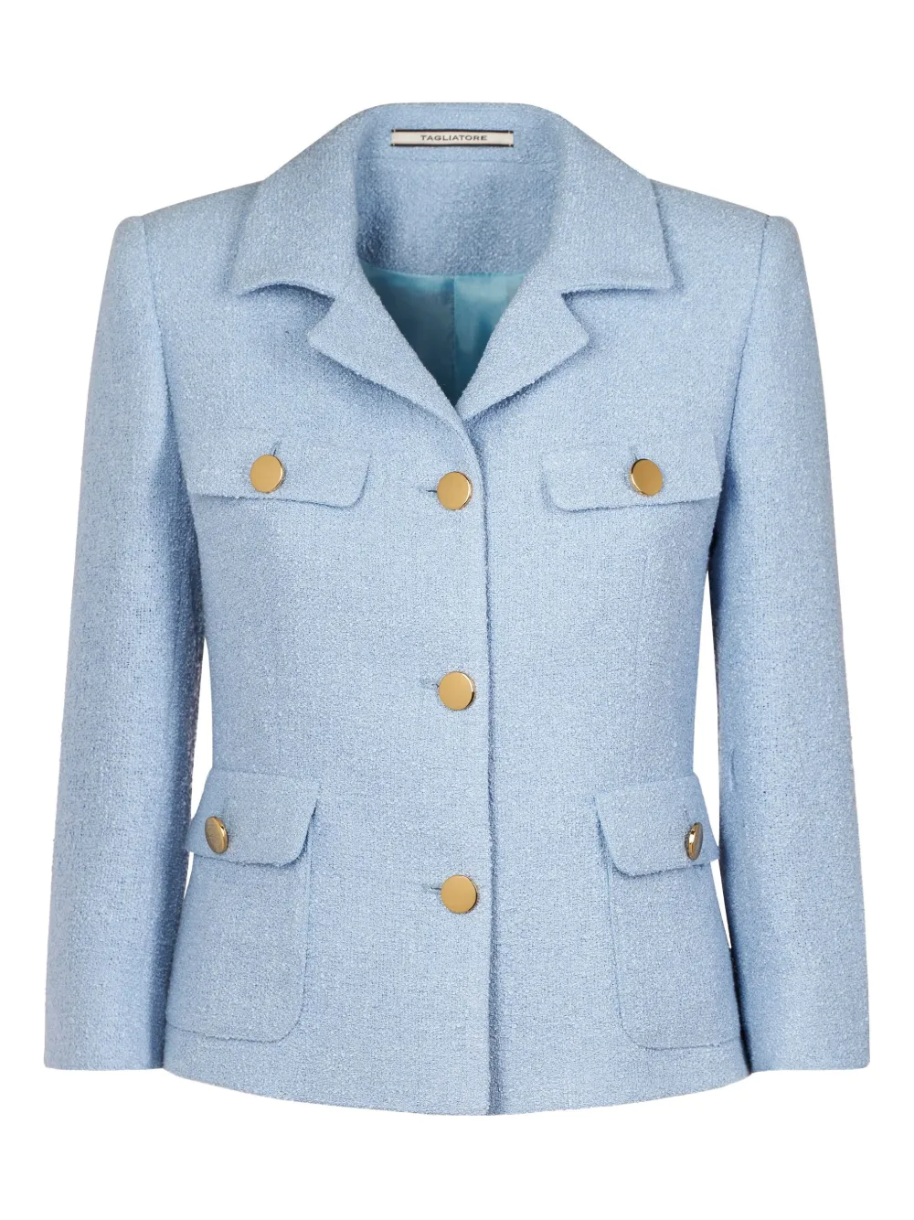 Tagliatore Blazer met enkele rij knopen Blauw