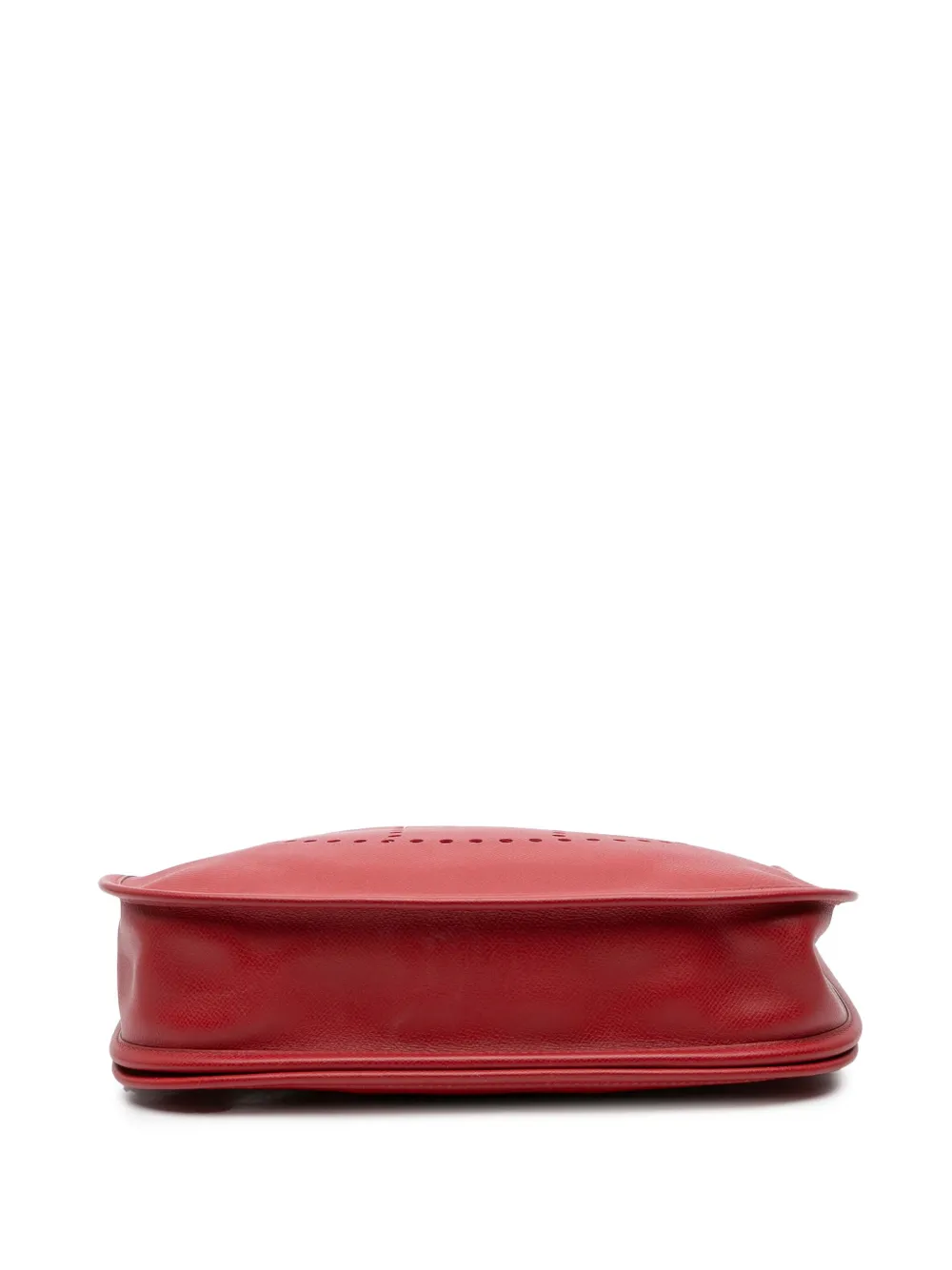 Pre-owned Hermes 2009 Epsom Evelyne Iii Pm Crossbody Bag In Red