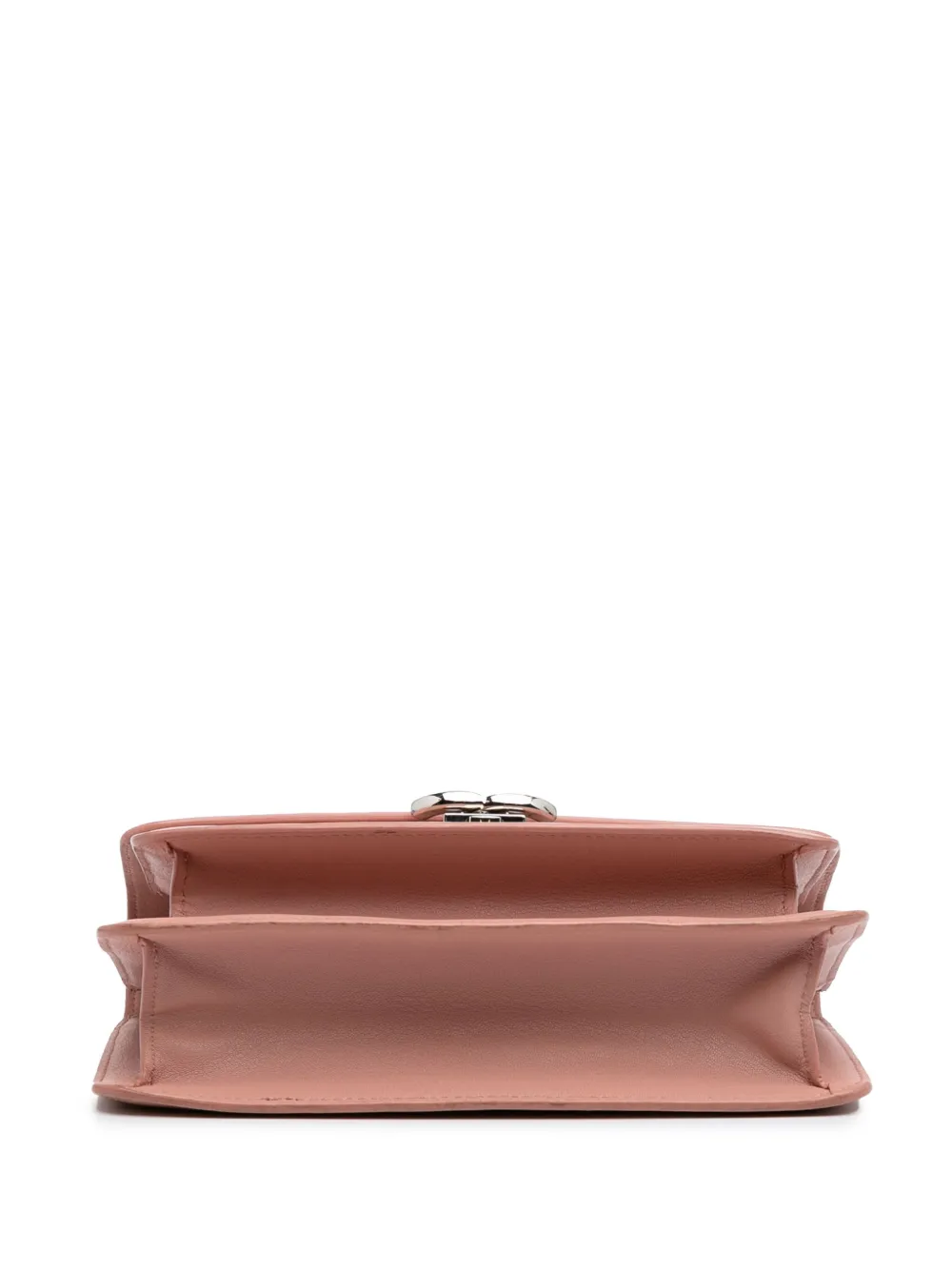 Pre-owned Chanel 2018 Large Quilted Goatskin Cc Box Flap Shoulder Bag In Pink