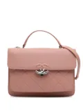 CHANEL Pre-Owned 2018 Large Quilted Goatskin CC Box Flap shoulder bag - Pink