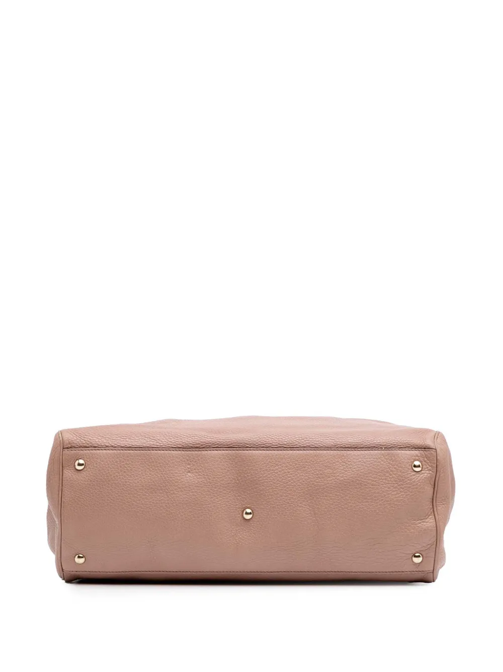 Pre-owned Gucci 2016-2024 Large Calfskin Bamboo Shopper Satchel In Pink