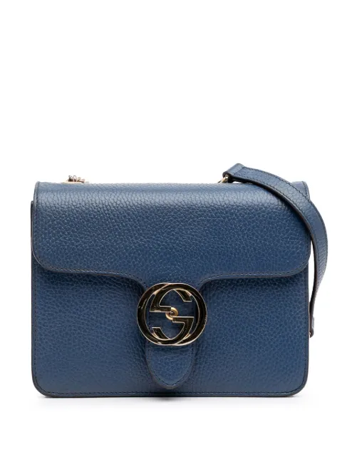 Gucci Pre-Owned 2016-2024 Small Dollar Calfskin Interlocking G crossbody bag