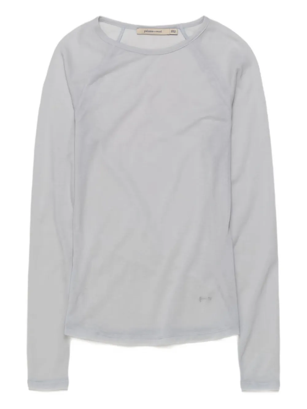 Paloma Wool raglan-sleeve embroidered top | Grey | Image 1