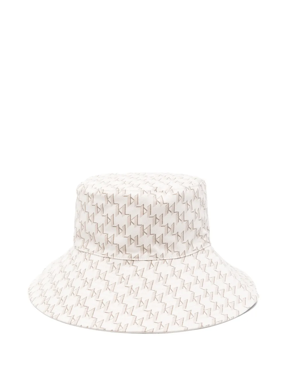 Karl Lagerfeld Vissershoed met logoprint Beige