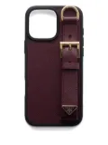 Prada saffiano-leather phone case - Red
