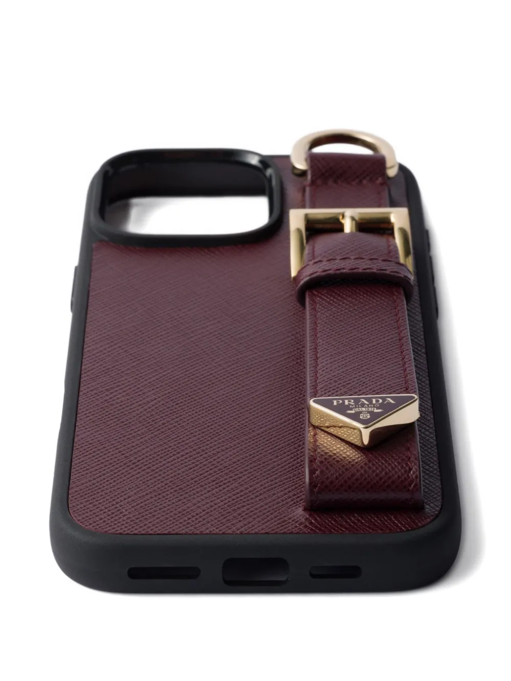 Prada Telefoonhoes van saffiano leer Rood