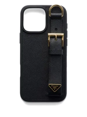 PRADA iPhone12 ケース　スマホカバー PRADA プラダ/PRADA iPhone 12＆12 Pro メンズ 型押しカーフ