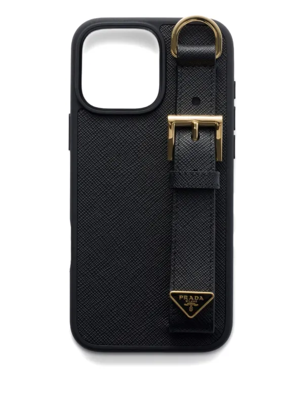 Phone Pouch Prada Phone Strap Prada Leather IPhone 16 Pro Max Case