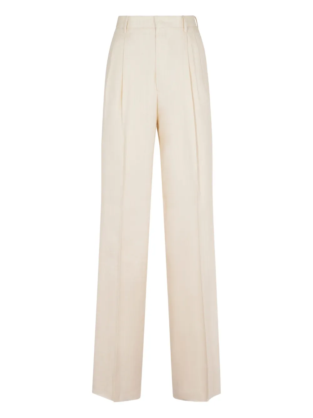pleat-detail trousers