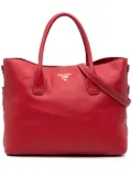 Prada Pre-Owned 2010-2024 Vitello Daino Shopping Tote satchel - Red