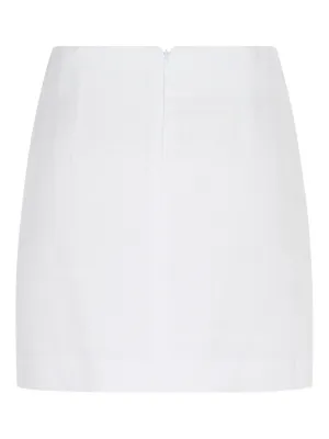 スカート TAGLIATORE Woman Skirt Ivory MAYC50004 A1126 Tagliatore Ivory Cotton Blend Skirt | ShopSimon