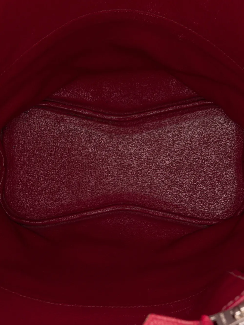 Pre-owned Hermes 2011 Clemence So Kelly 22 Shoulder Bag In Red