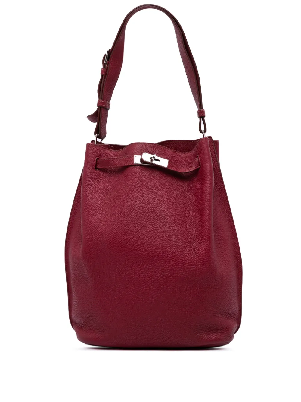 Hermès Pre-Owned 2011 Clemence So Kelly 22 shoulder bag | Red | Image 1