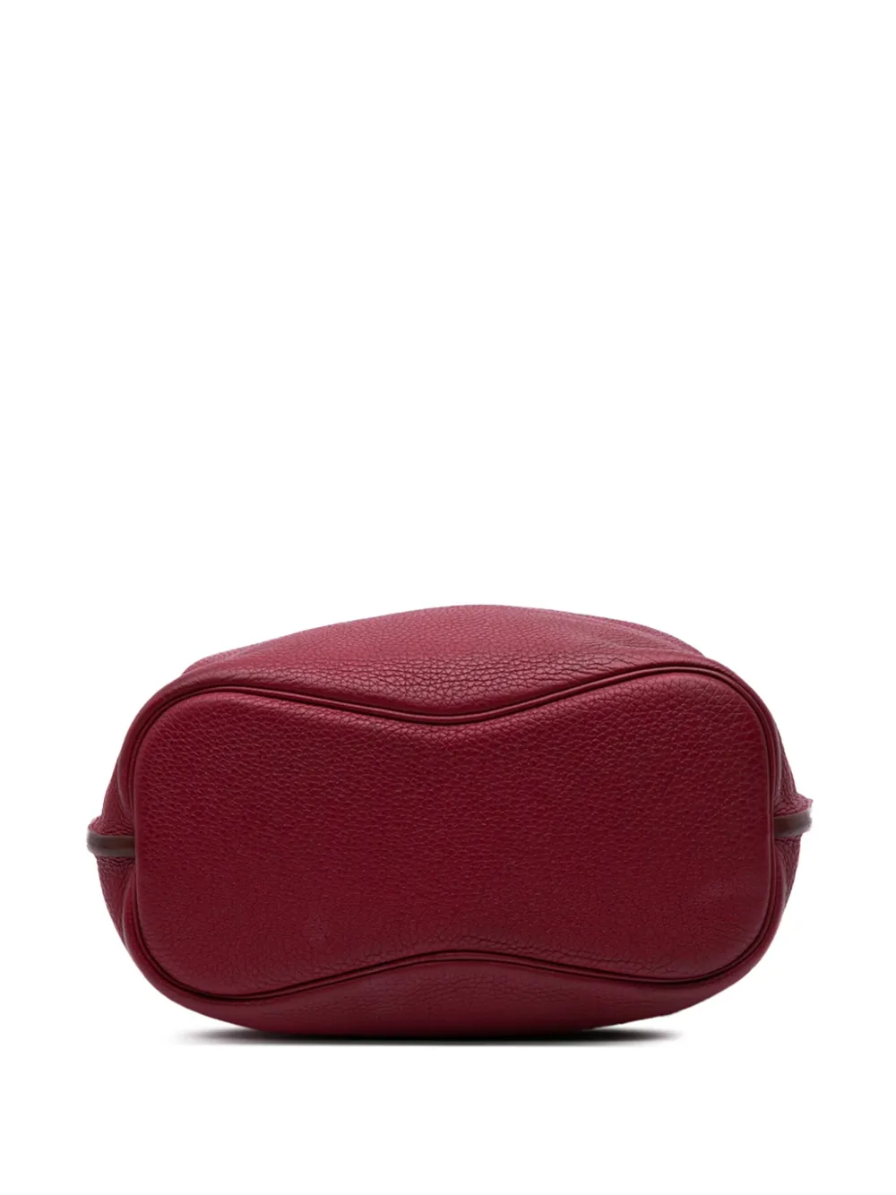 Pre-owned Hermes 2011 Clemence So Kelly 22 Shoulder Bag In Red