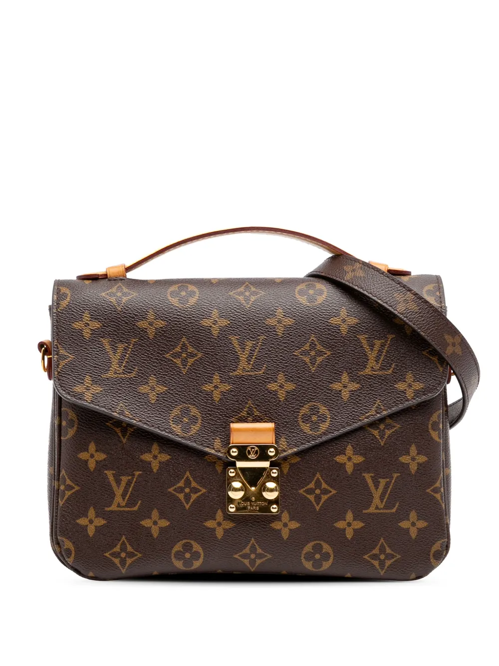 Louis Vuitton Pre-Owned 2015 Monogram Pochette Metis satchel | Brown | Image 1