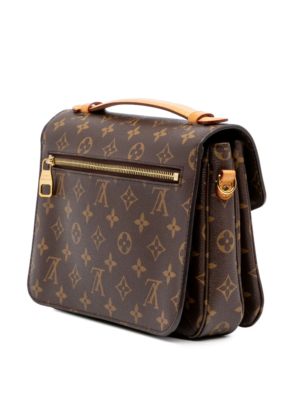 Pre-owned Louis Vuitton 2015 Monogram Pochette Metis Satchel