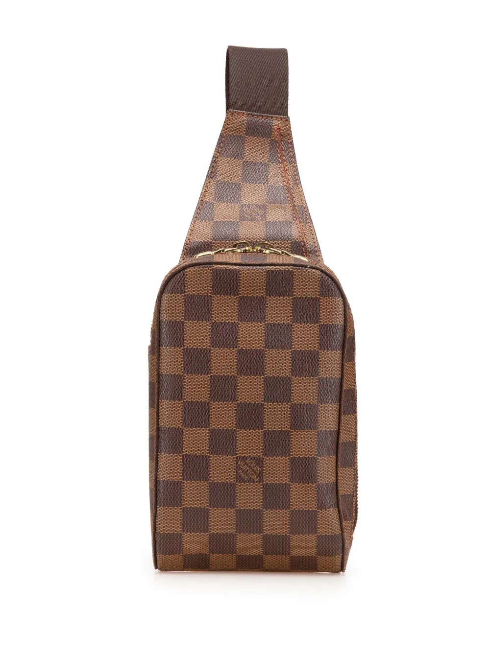 Pre-owned Louis Vuitton 2003 Damier Ebene Geronimos Crossbody Bag