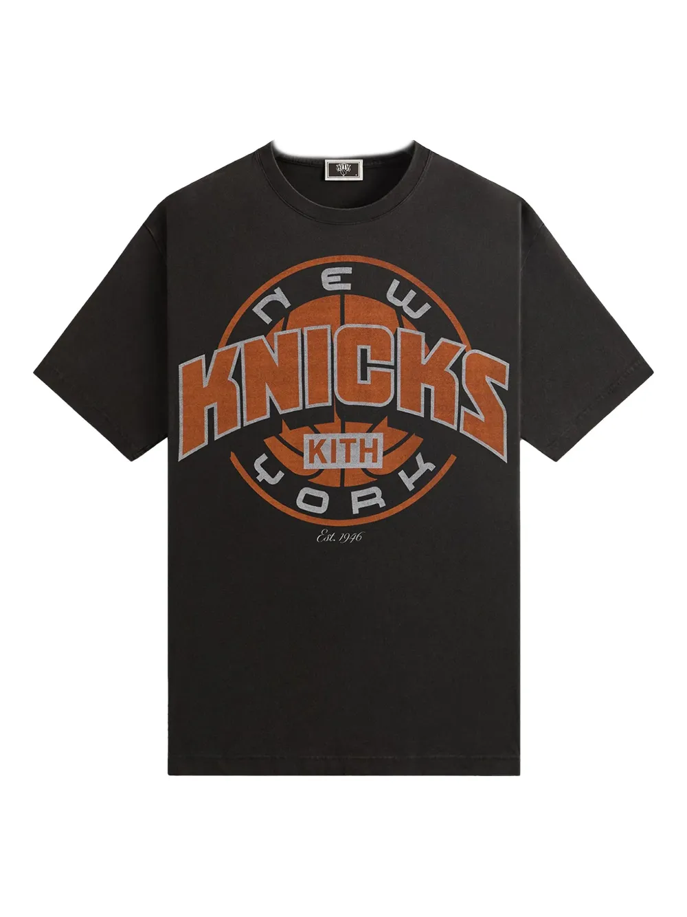 KITH x New York Knicks Showtime Vintage T-shirt | Black | Image 1