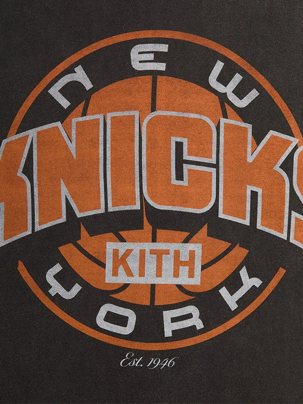 KITH x New York Knicks Showtime Vintage T-shirt - Zwart