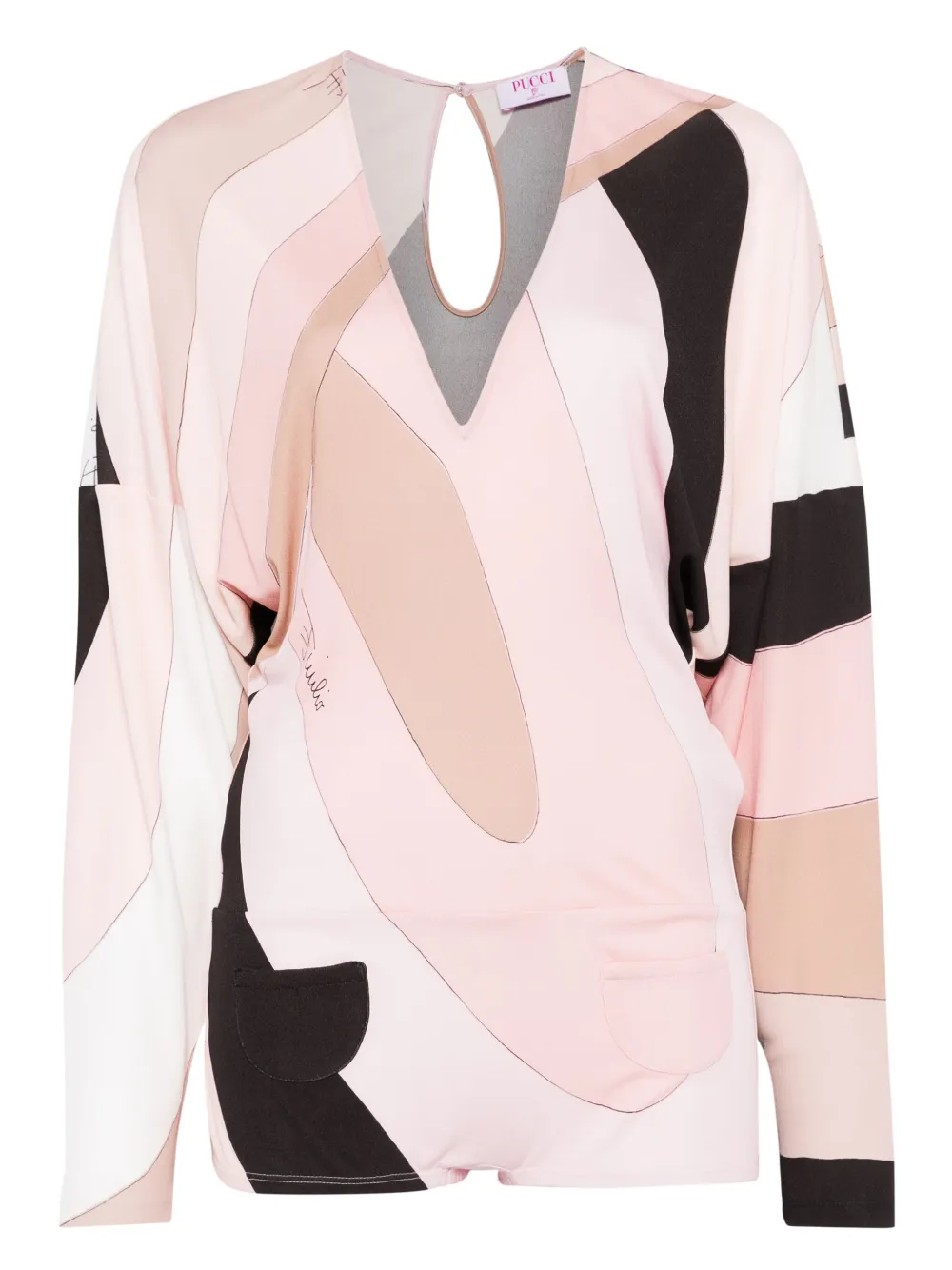 PUCCI Jumpsuit met abstracte print Roze