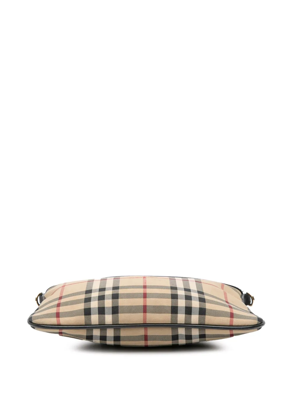 Pre-owned Burberry 2000-2017 Haymarket Check Canvas Peyton Crossbody Bag