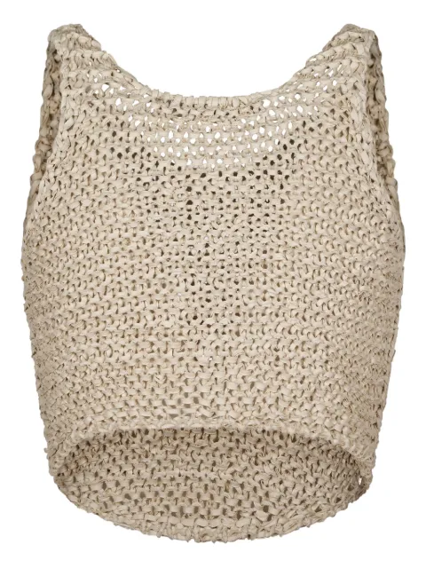 Philosophy Di Lorenzo Serafini crochet-knit crop top