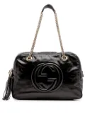 Gucci Pre-Owned 2016-2024 Patent Soho Chain shoulder bag - Black