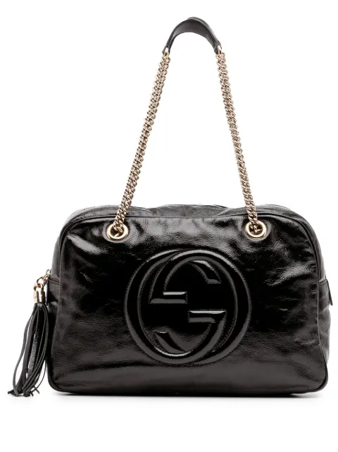 Gucci Pre-Owned 2016-2024 Patent Soho Chain shoulder bag