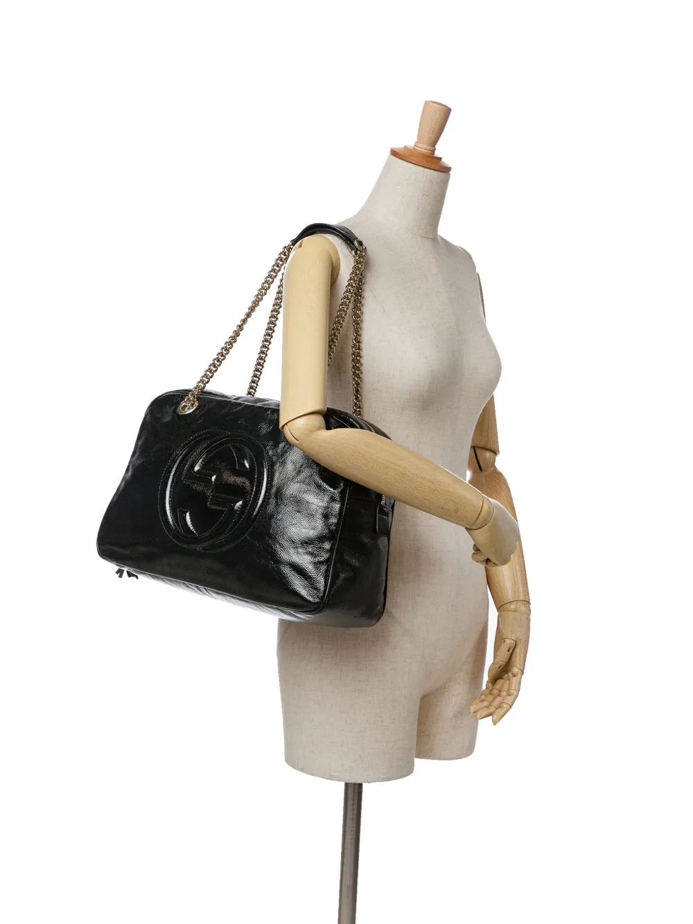 Gucci Pre-Owned 2016-2024 Patent Soho Chain shoulder bag | Pre-Owned | Image 2