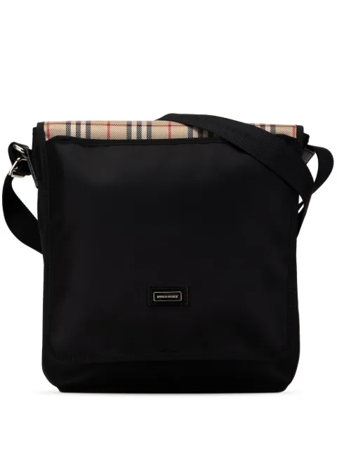 Burberry Pre-Owned 21st Century House Check Nylon crossbody bag