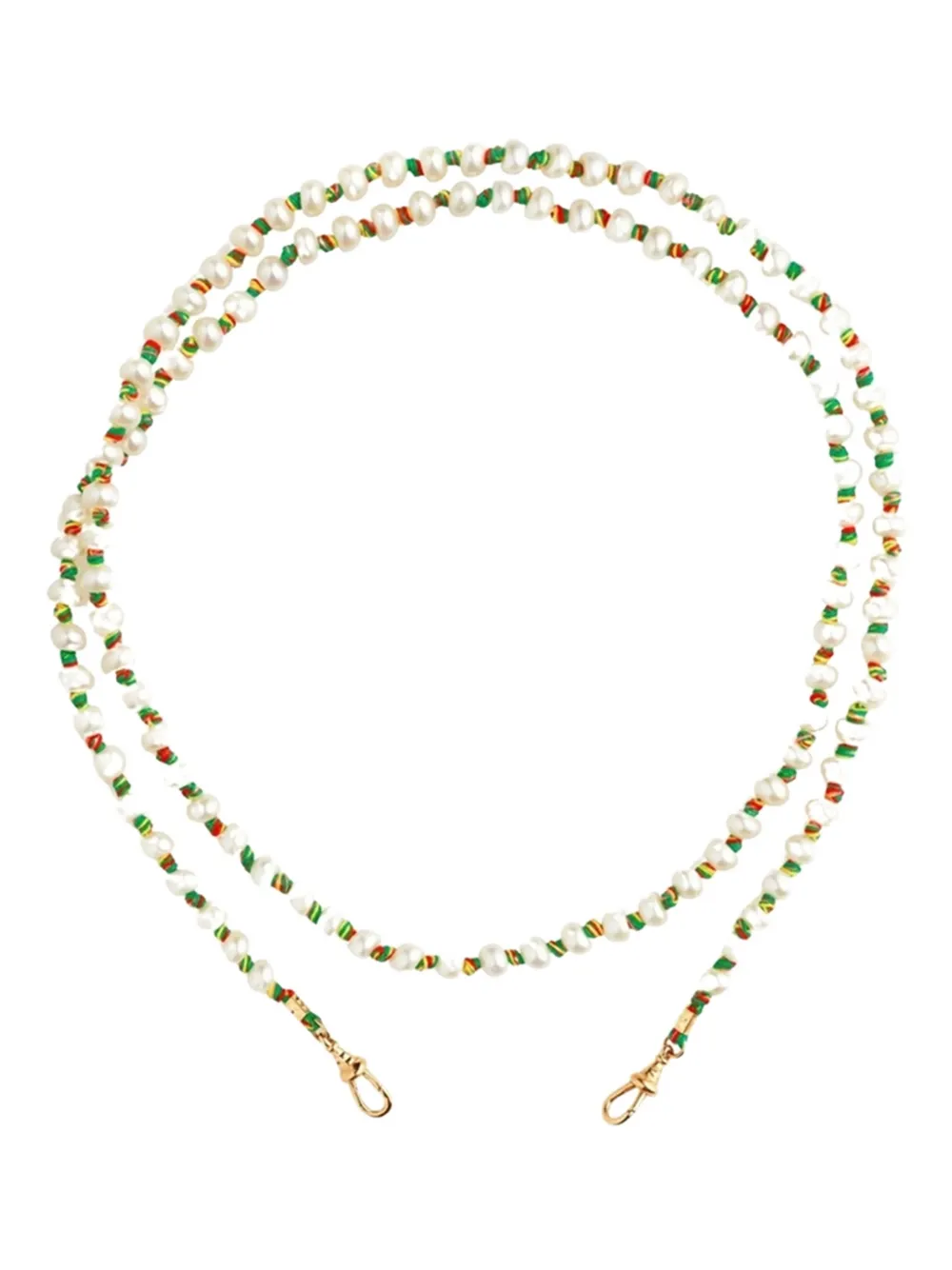 Marie Lichtenberg Mauli pearl necklace - Bianco
