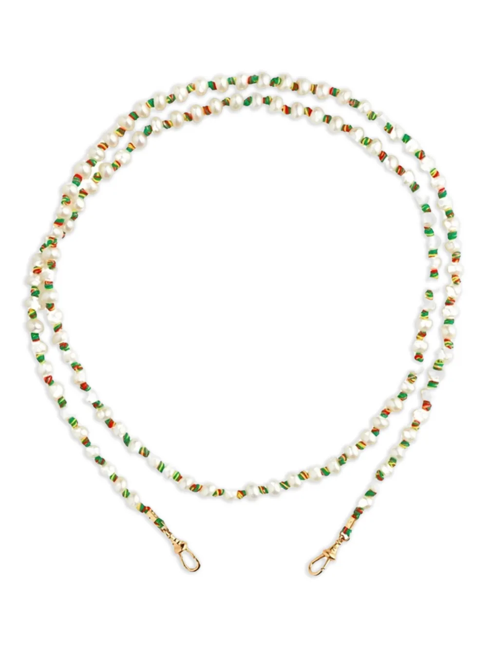 Marie Lichtenberg Mauli pearl necklace - Bianco