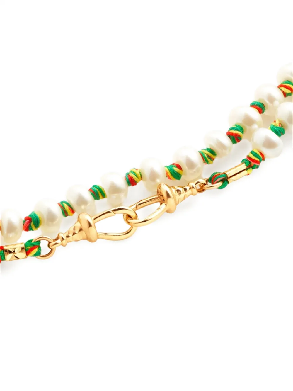 Marie Lichtenberg Mauli halsketting met parel - Wit