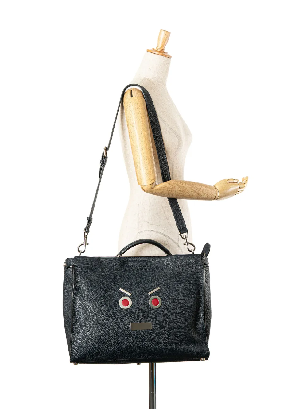 Fendi Pre-Owned 2000-2010 Large Leather Peekaboo Iconic Essential Faces satchel | Pre-Owned | Image 2