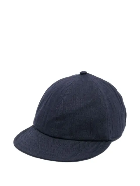 FENDI monogram-pattern baseball cap