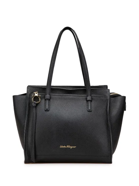 Ferragamo Pre-Owned 2010-2024 Medium Hammered Calfskin Amy Double Handle tote bag