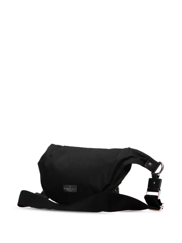 お買い得!!★ Valentino ★ VLTN ナイロン ベルトバッグ Valentino Garavani Pre-Owned 2018-2024 VLTN ナイロン ベルト
