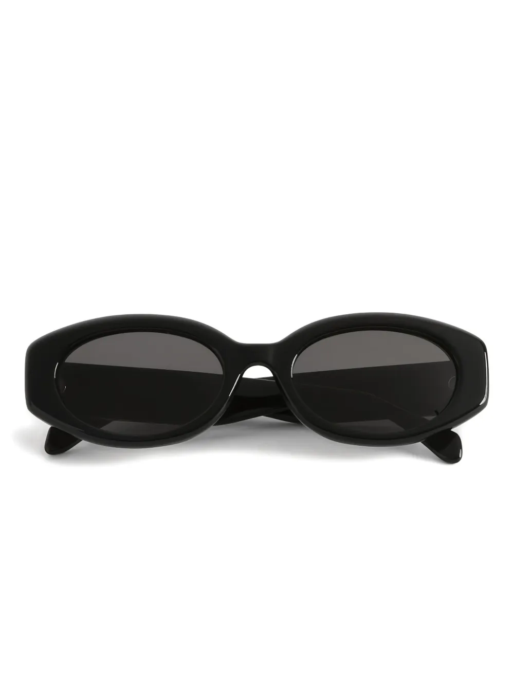 Zadig&Voltaire Zonnebril met ovalen montuur Zwart