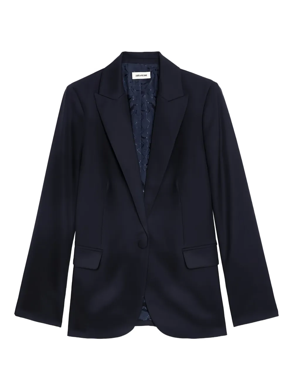 Zadig&Voltaire single-button wool blazer | Blue | Image 1
