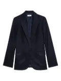 Zadig&Voltaire single-button wool blazer - Blue