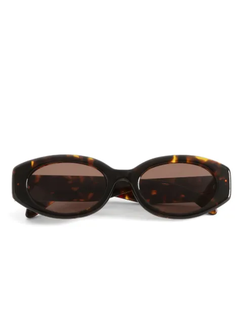 Zadig&Voltaire tortoiseshell oval-frame sunglasses