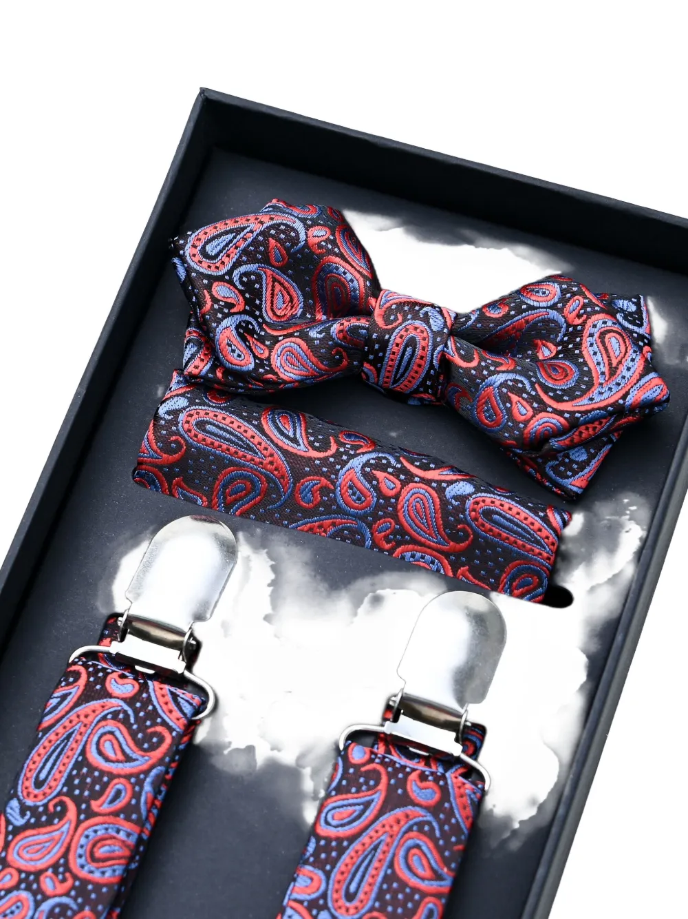 Moustache paisley-jacquard accessory set | Accesorios para chico | Image 2