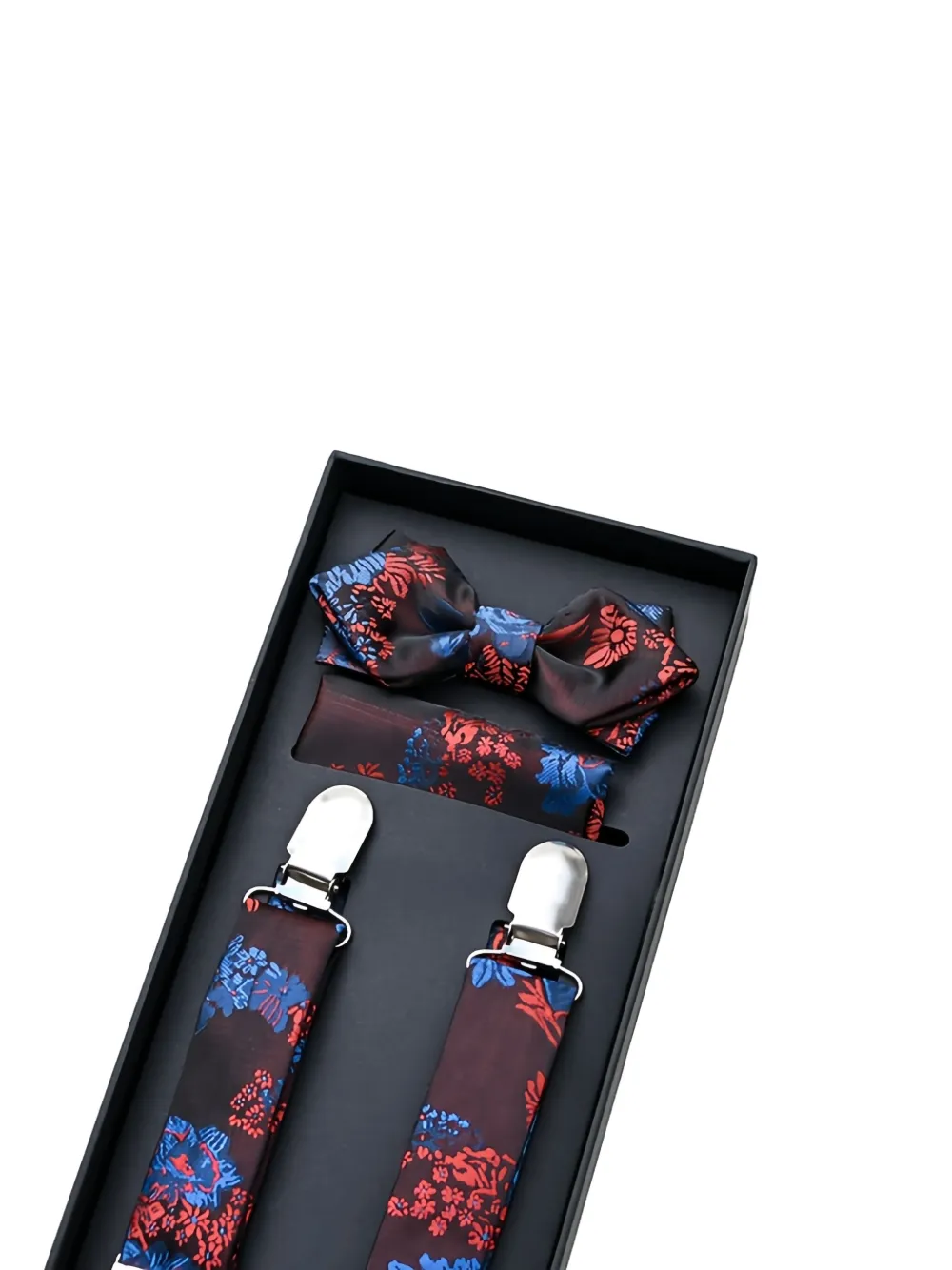 Moustache floral-jacquard accessory set | Teen Boy Accessories | Image 2
