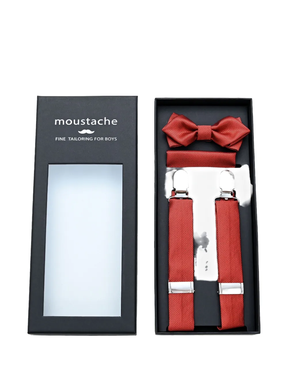 Moustache textured-finish accessory set | Teen Boy Accessories | Image 2