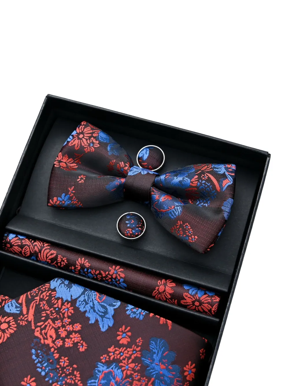 Moustache floral-jacquard accessory set | Teen Boy Accessories | Image 2