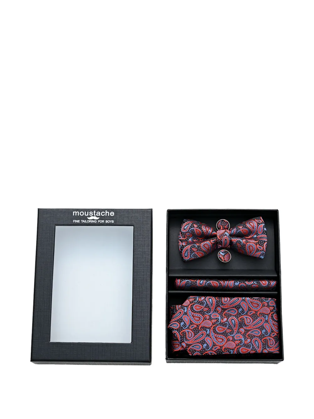 Moustache paisley-patterned accessory set | Teen Boy Accessories | Image 2