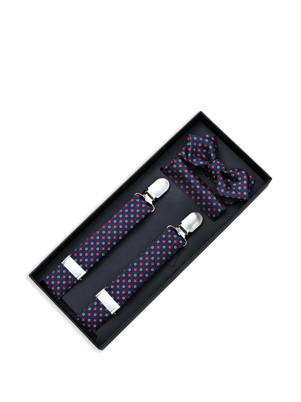 Moustache floral-jacquard accessory set | azul | Image 1